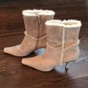 Suede booties